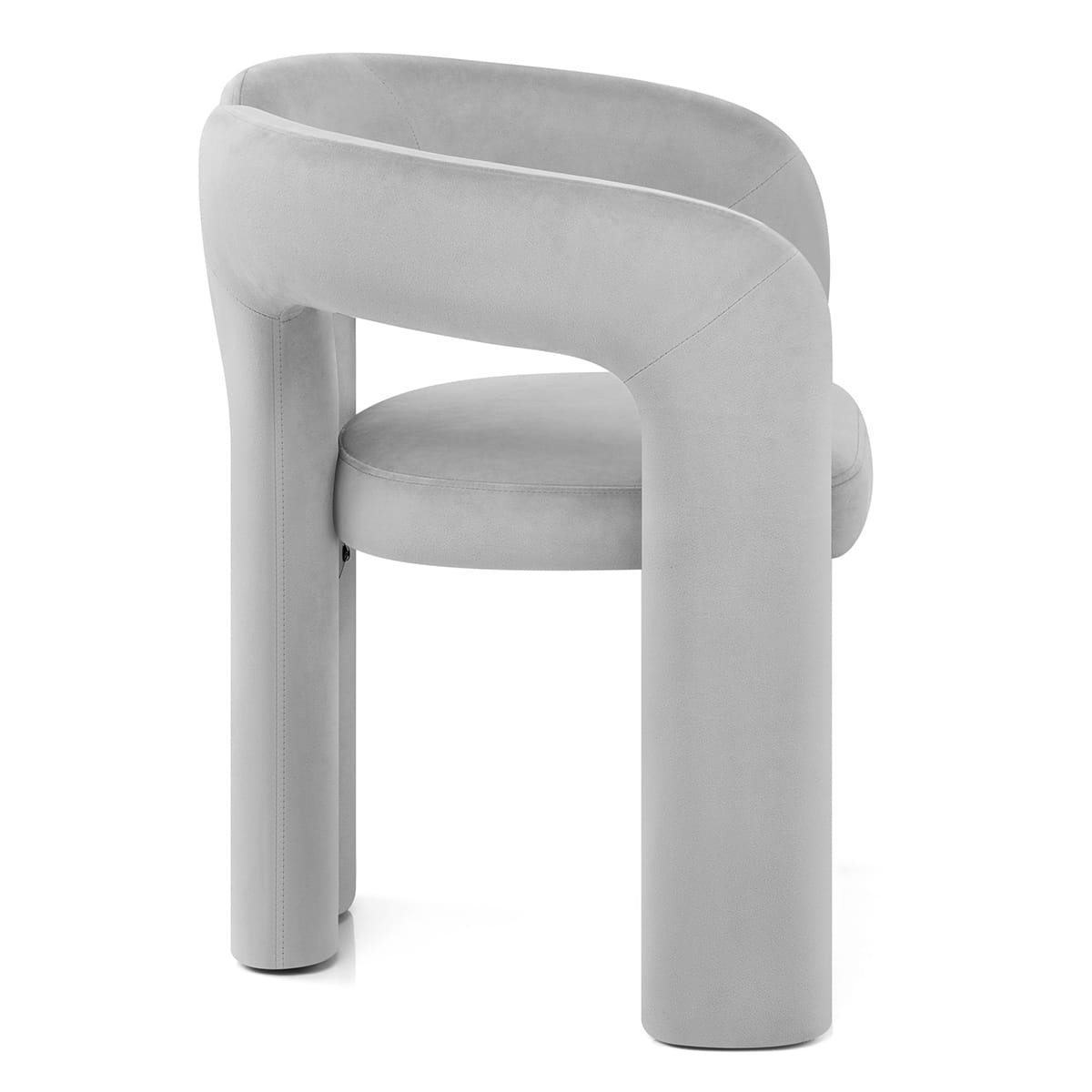 Silla Terciopelo - Bubble Gris