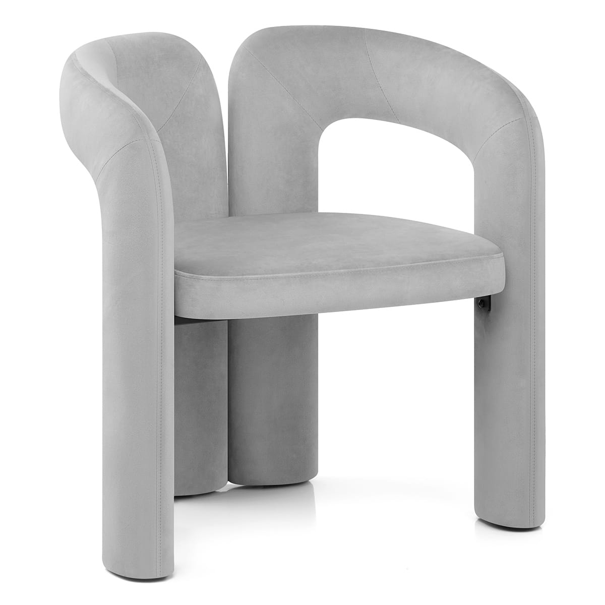 Silla Terciopelo - Bubble Gris