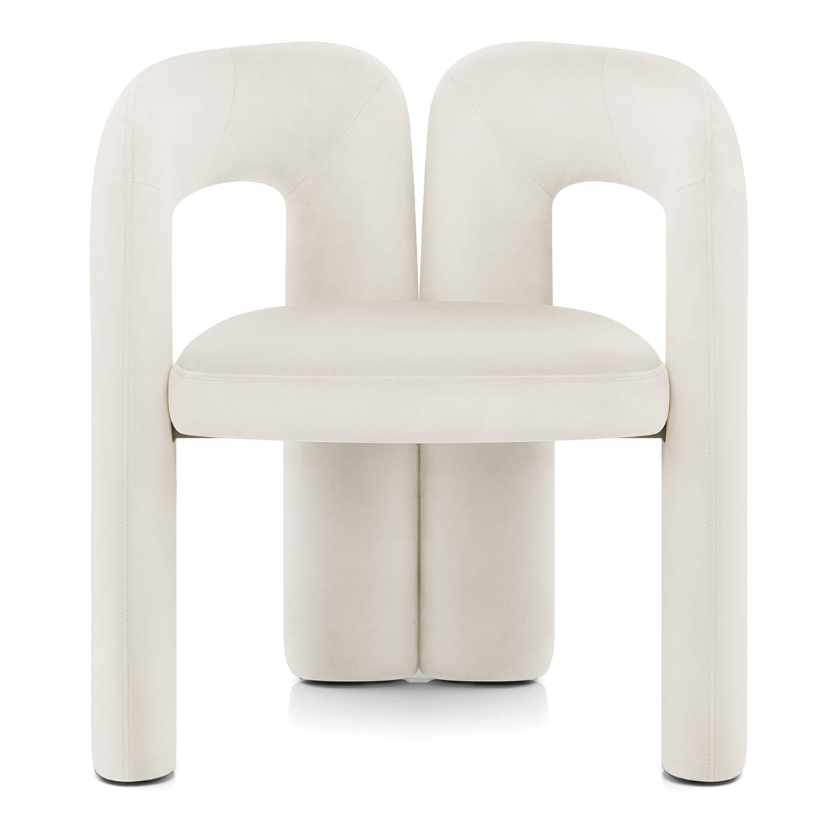 Silla Terciopelo - Bubble Crema