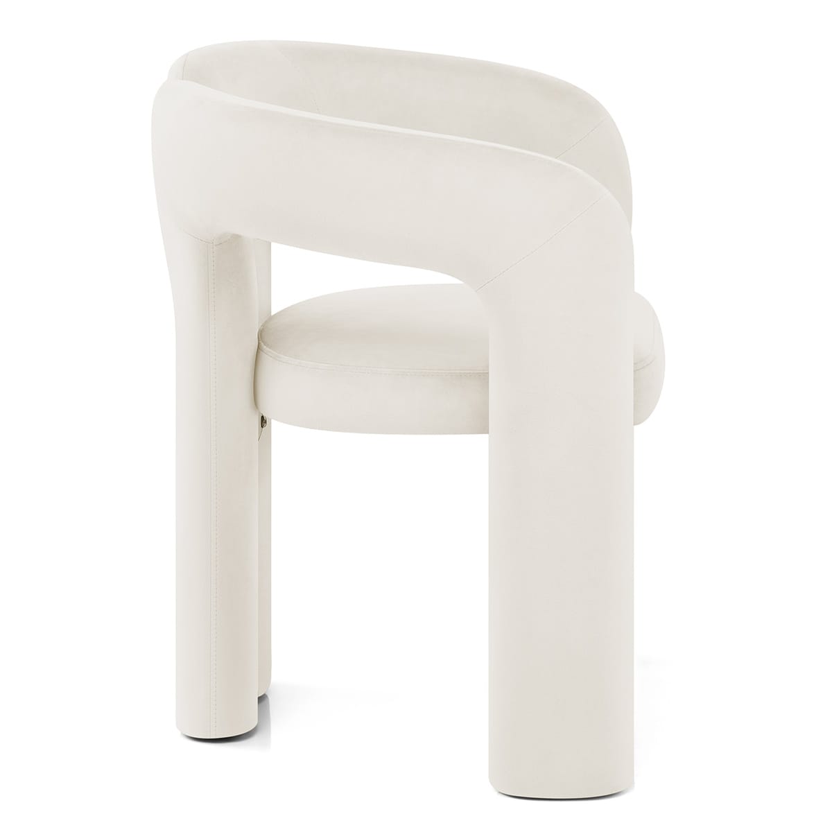 Silla Terciopelo - Bubble Crema