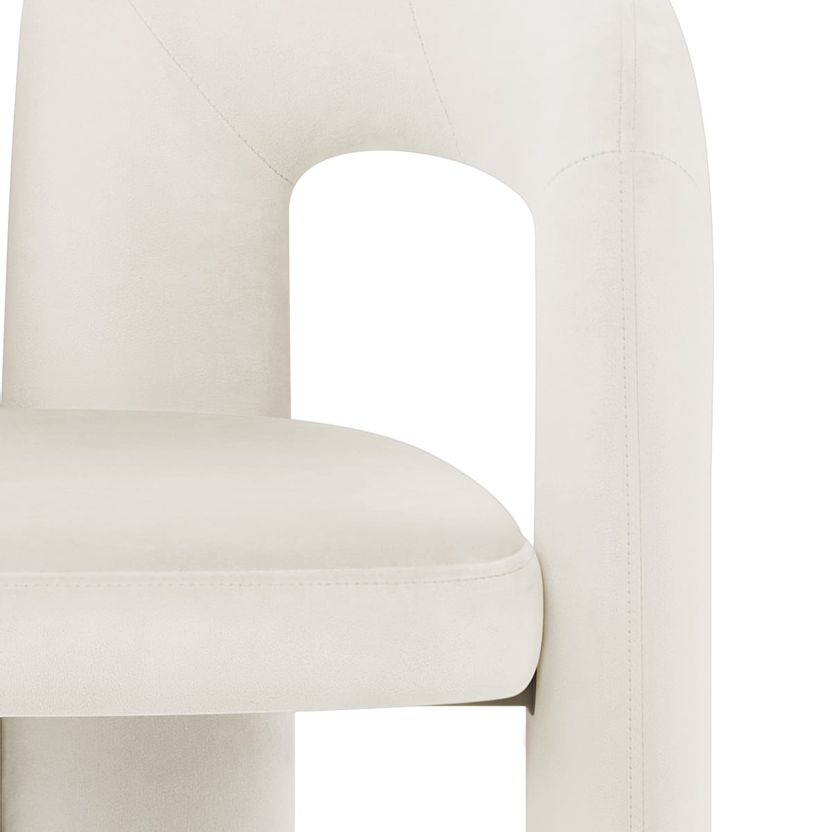 Silla Terciopelo - Bubble Crema