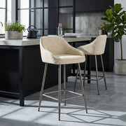 Taburete Tela - Cairns Crema