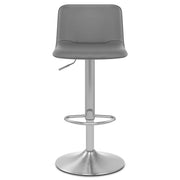 Taburete Polipiel Satinado - Cape Gris