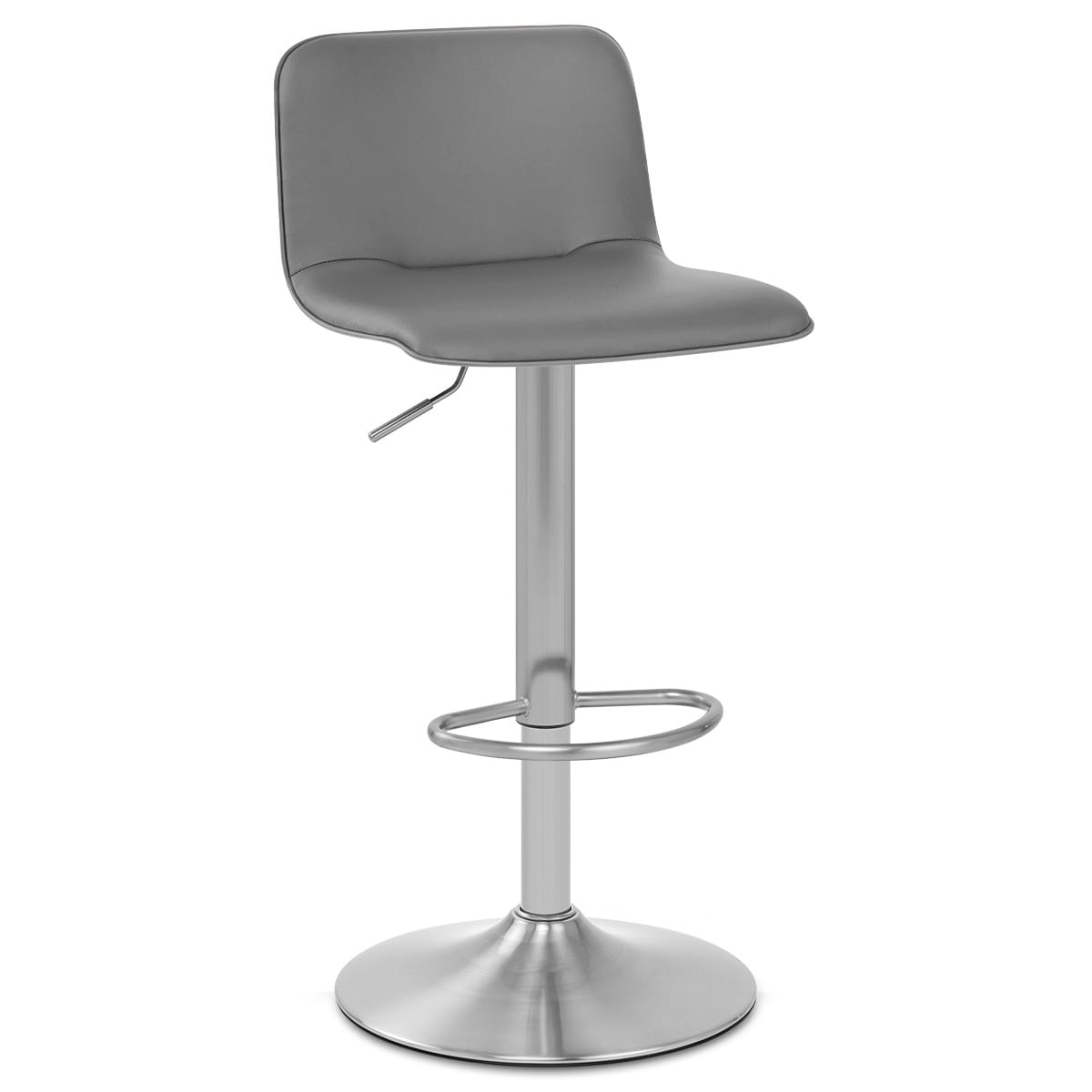 Taburete Polipiel Satinado - Cape Gris