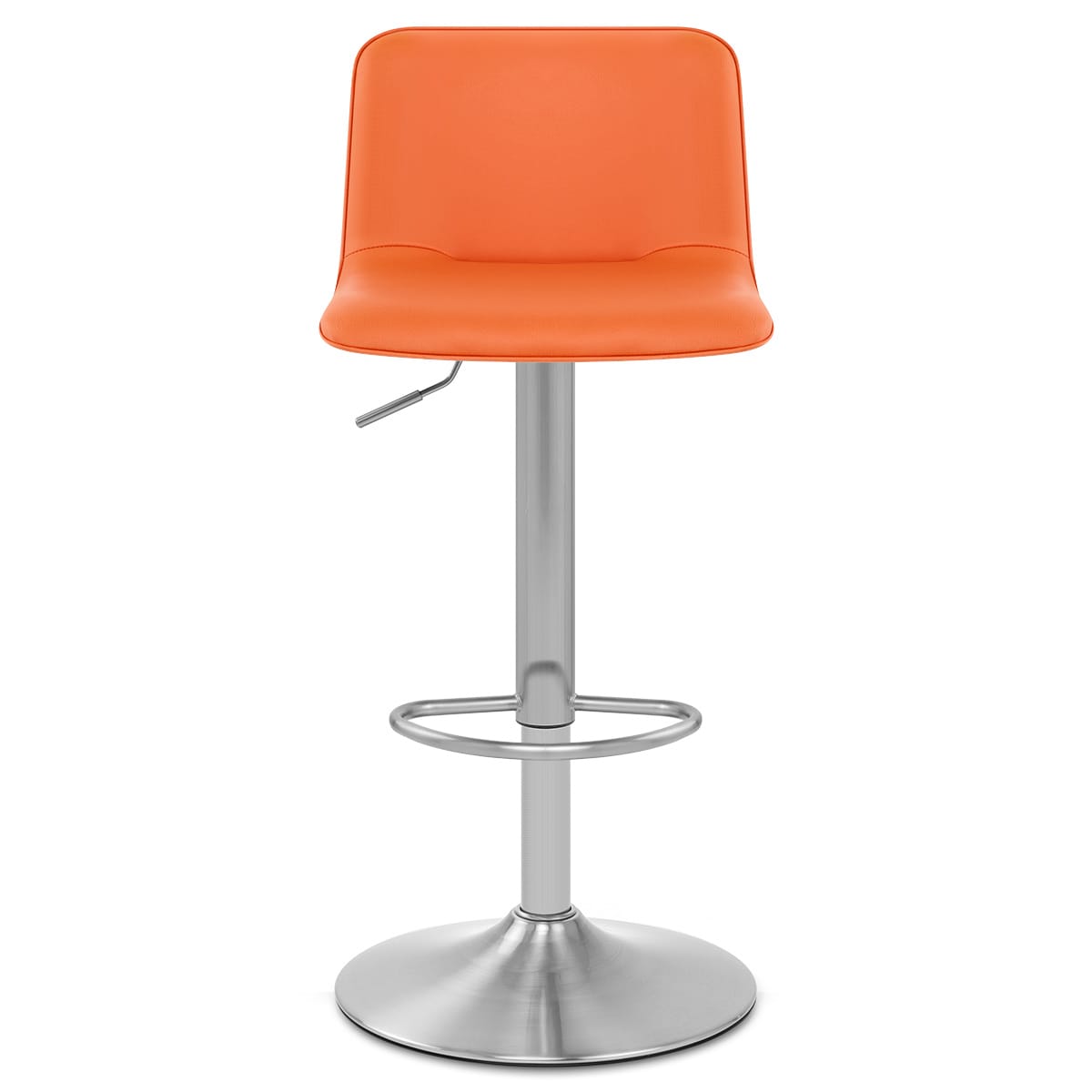 Taburete Polipiel Satinado - Cape Naranja