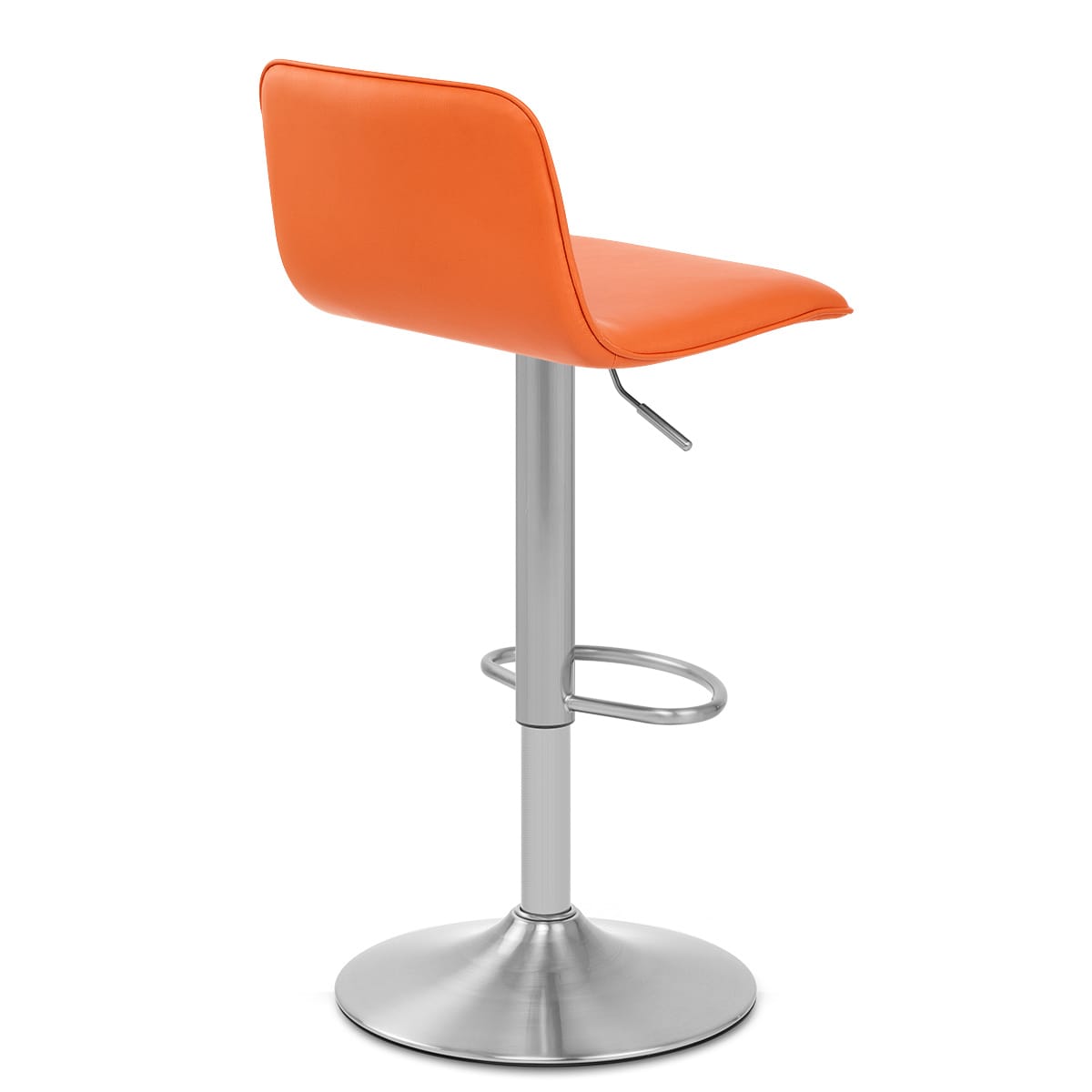 Taburete Polipiel Satinado - Cape Naranja