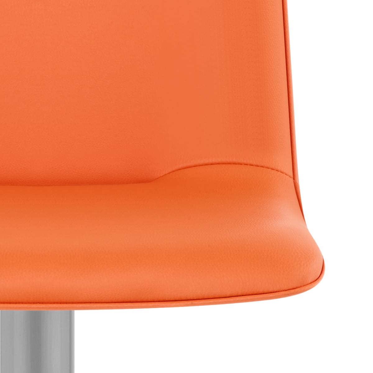 Taburete Polipiel Satinado - Cape Naranja