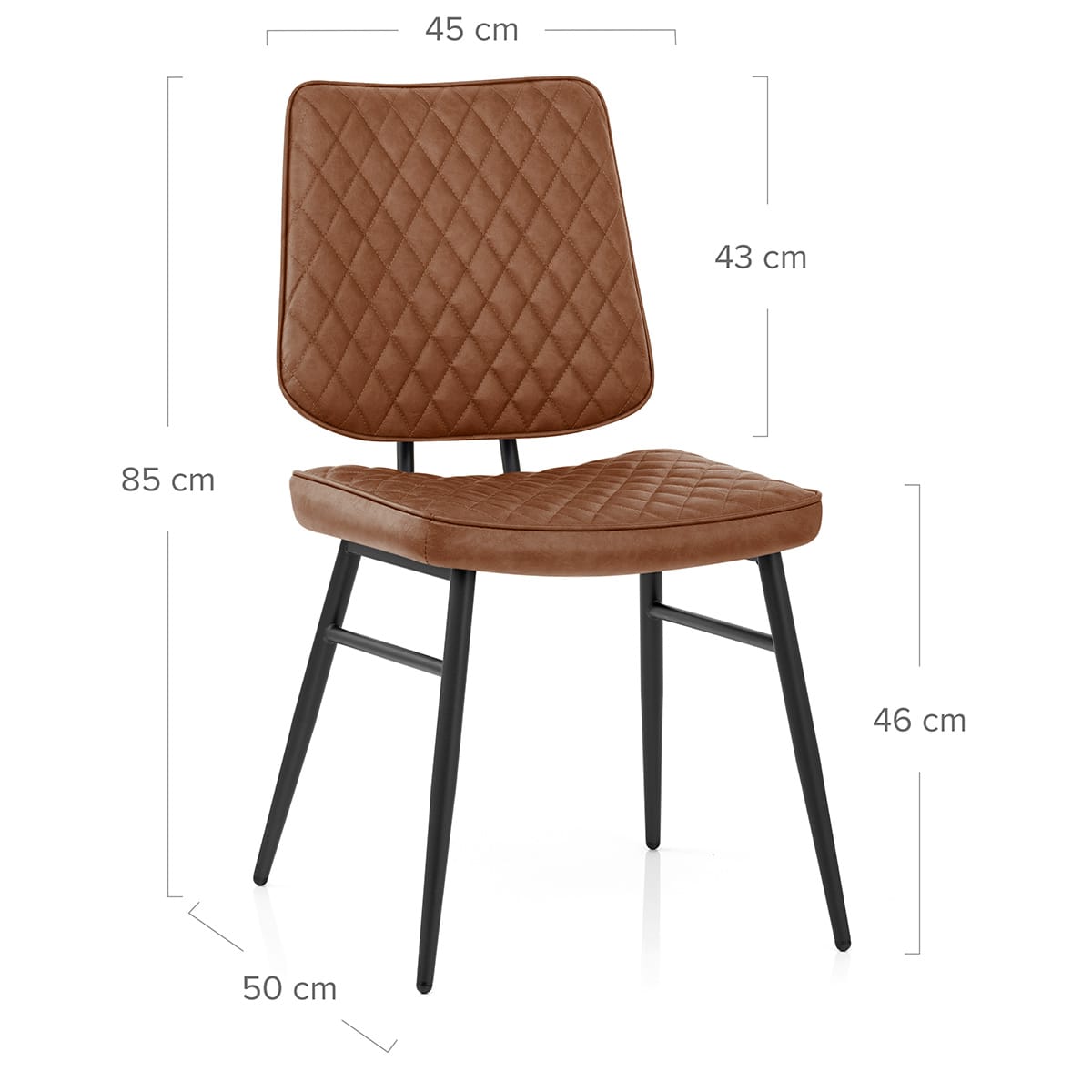 Silla Sintético - Caprice Marrón