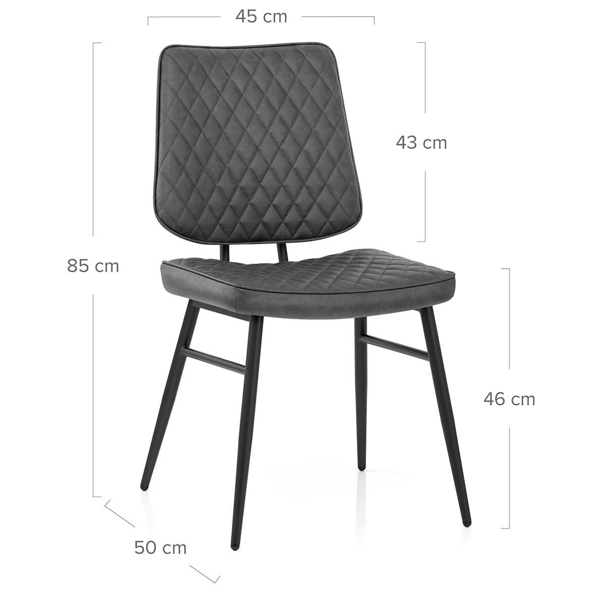 Silla Sintético - Caprice Gris
