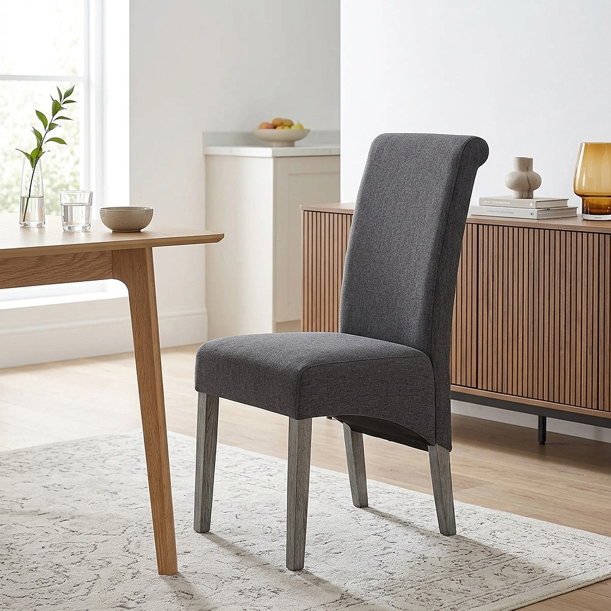 Silla Tela Madera - Carlo Gris Gris