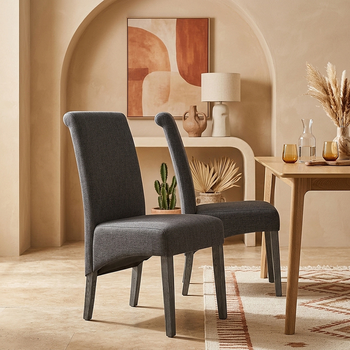 Silla Tela Madera - Carlo Gris Gris