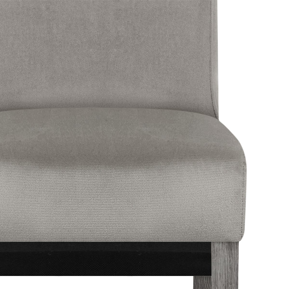 Silla Terciopelo Madera - Carlo Gris