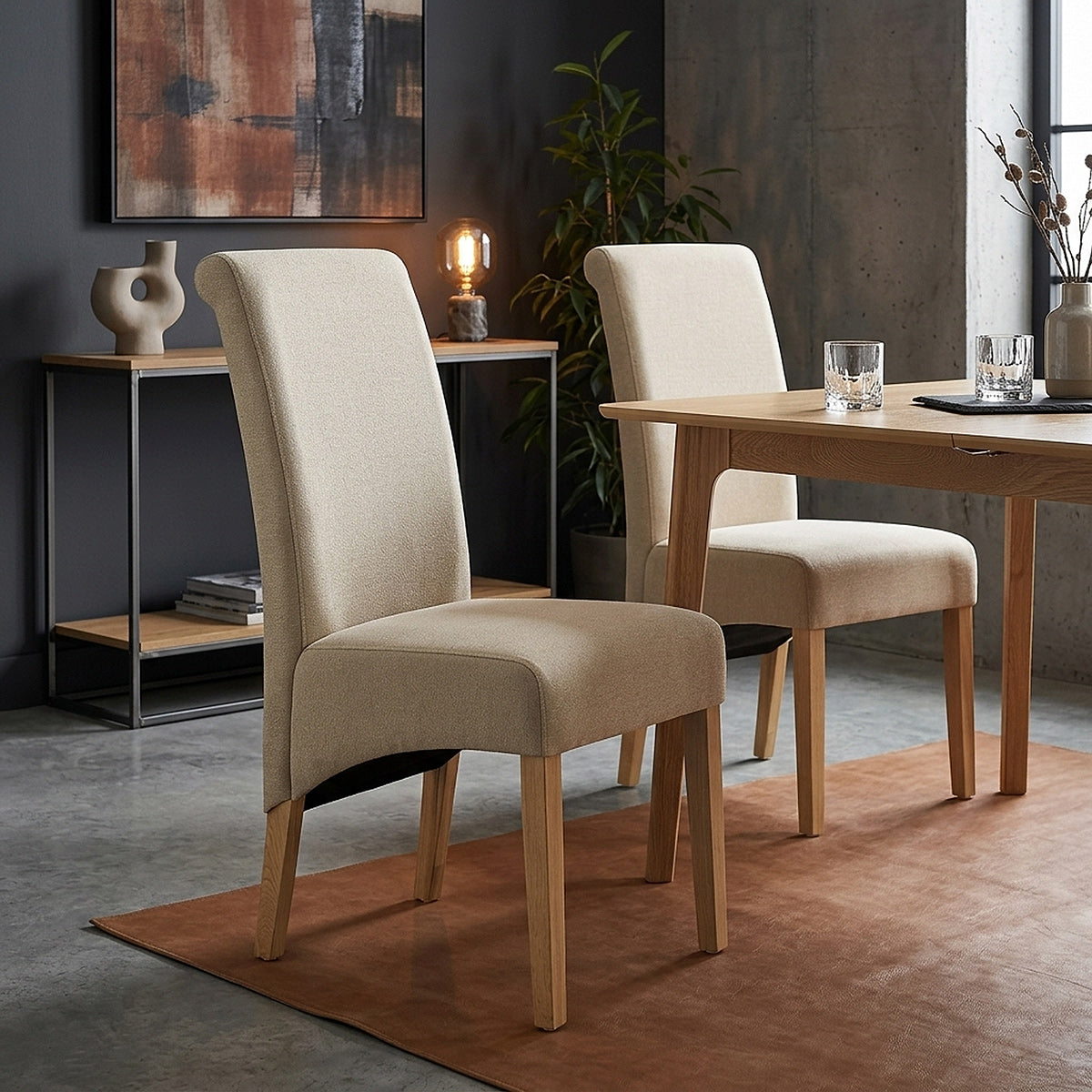 Silla Tela Madera - Carlo Crema