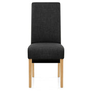 Silla Tela Roble - Carlo Gris Gris