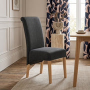 Silla Tela Roble - Carlo Gris Gris