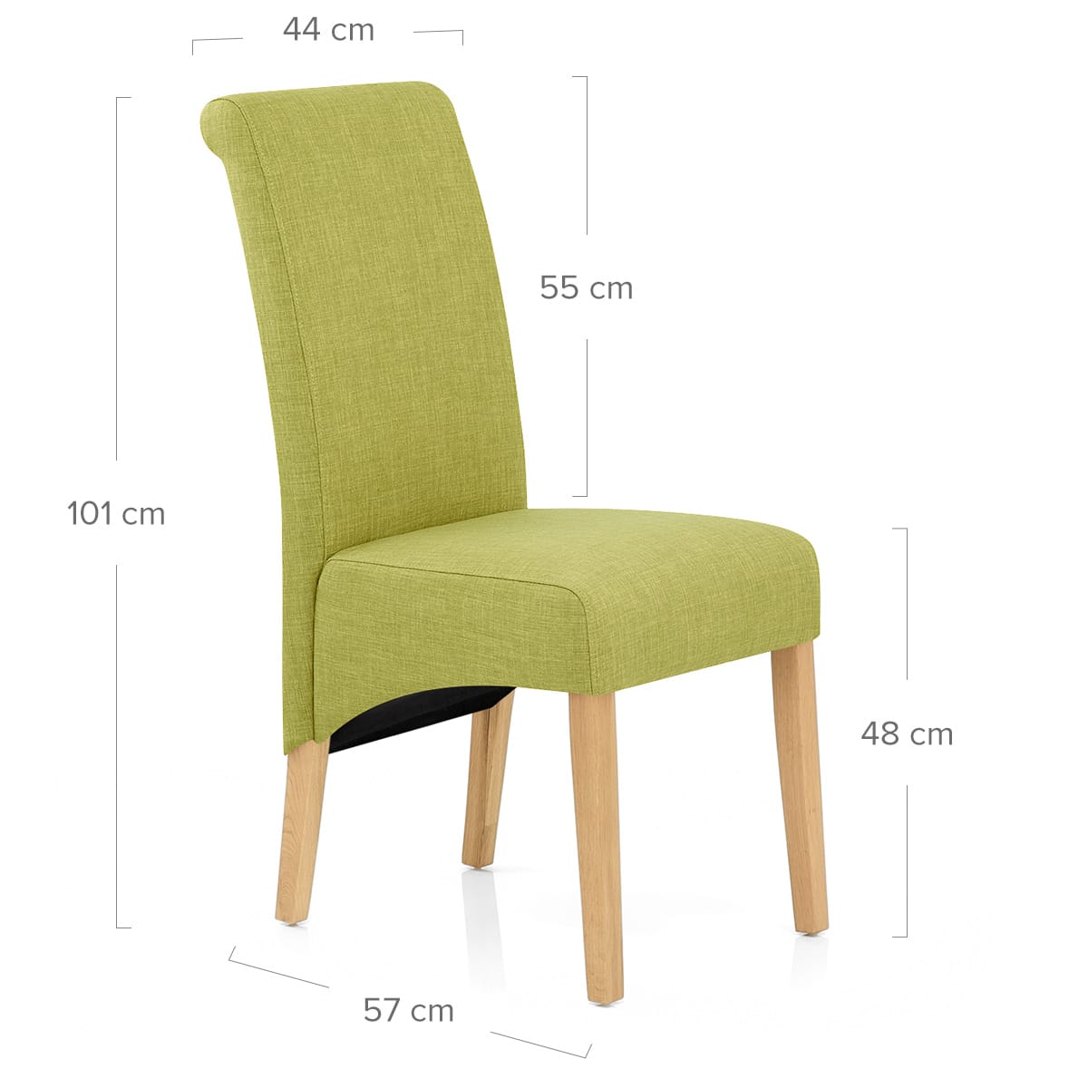 Silla Tela Madera - Carlo Verde