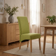 Silla Tela Madera - Carlo Verde