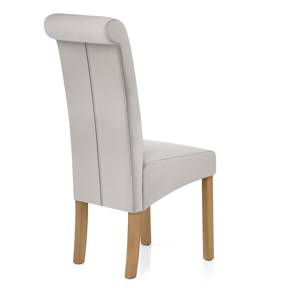 Silla Terciopelo Madera - Carolina Gris