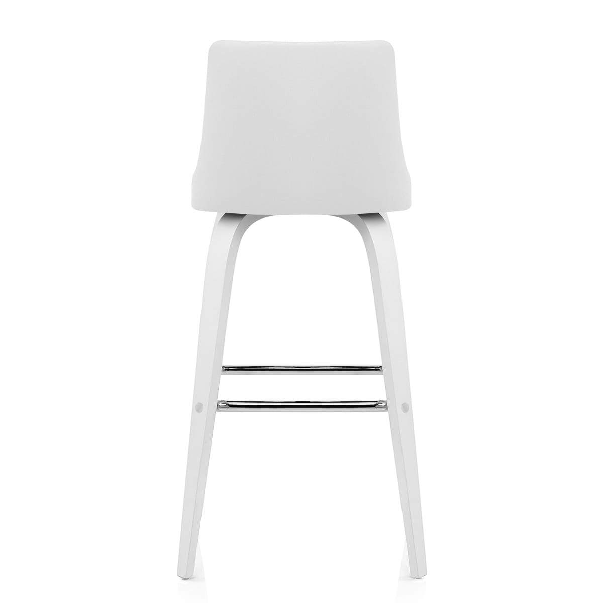 Taburete Polipiel Madera - Carlota Blanco