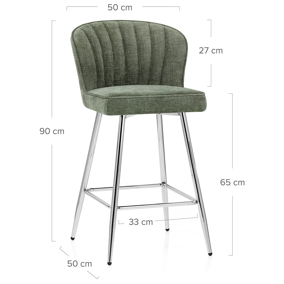 Taburete Tela - Chase Verde