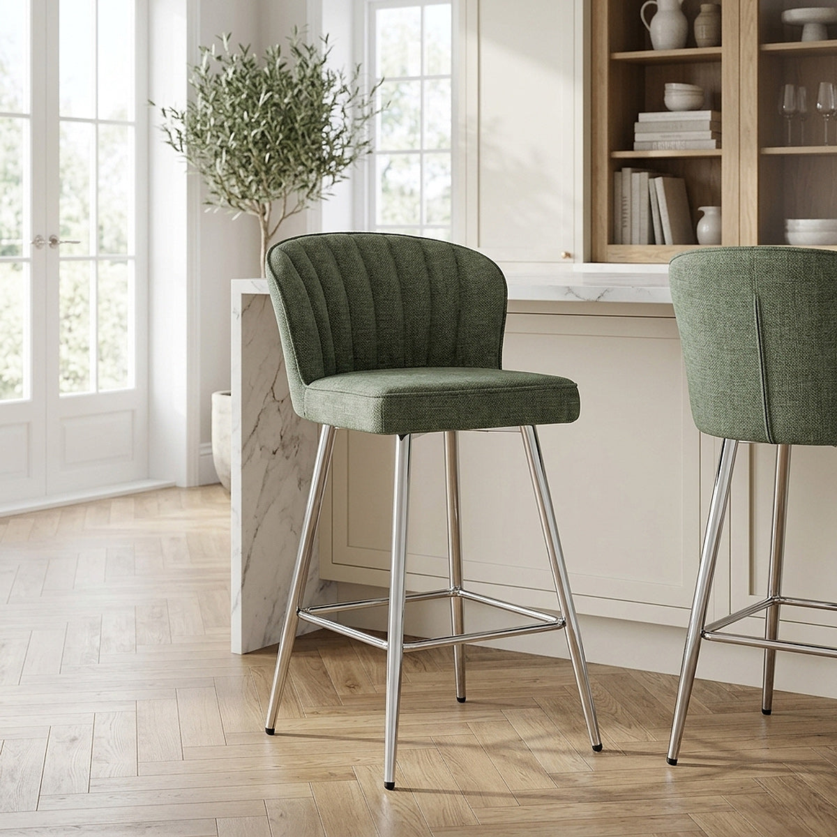 Taburete Tela - Chase Verde