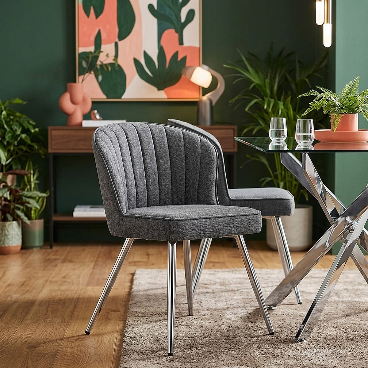 Silla Tela - Chase Gris