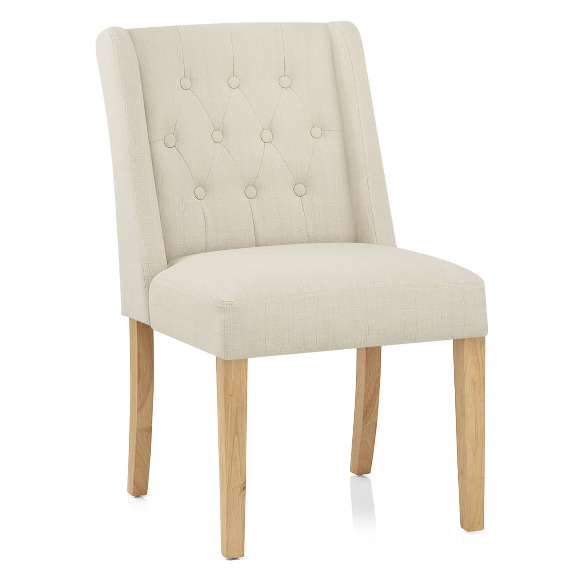 Silla Tela Roble - Chatsworth Crema
