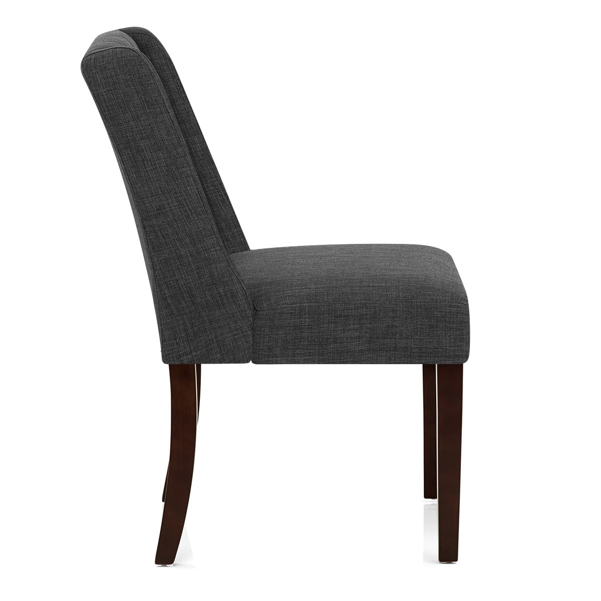 Silla Tela Nogal - Chatsworth Gris