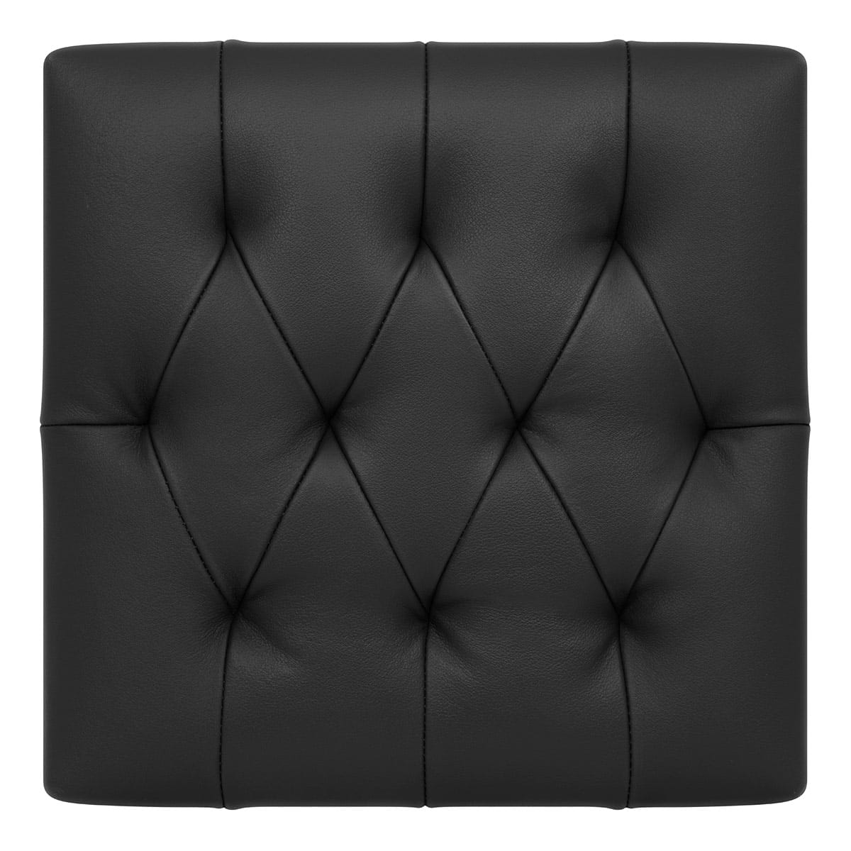 Banqueta Cuero Regenerado Madera - Chelsea Negro