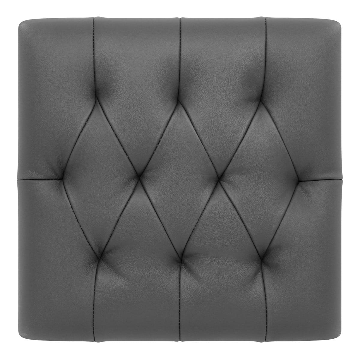 Banqueta Cuero Regenerado Madera - Chelsea Gris