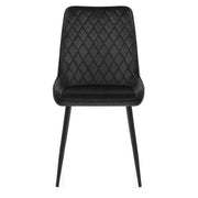 Silla Terciopelo - Chevy Negro