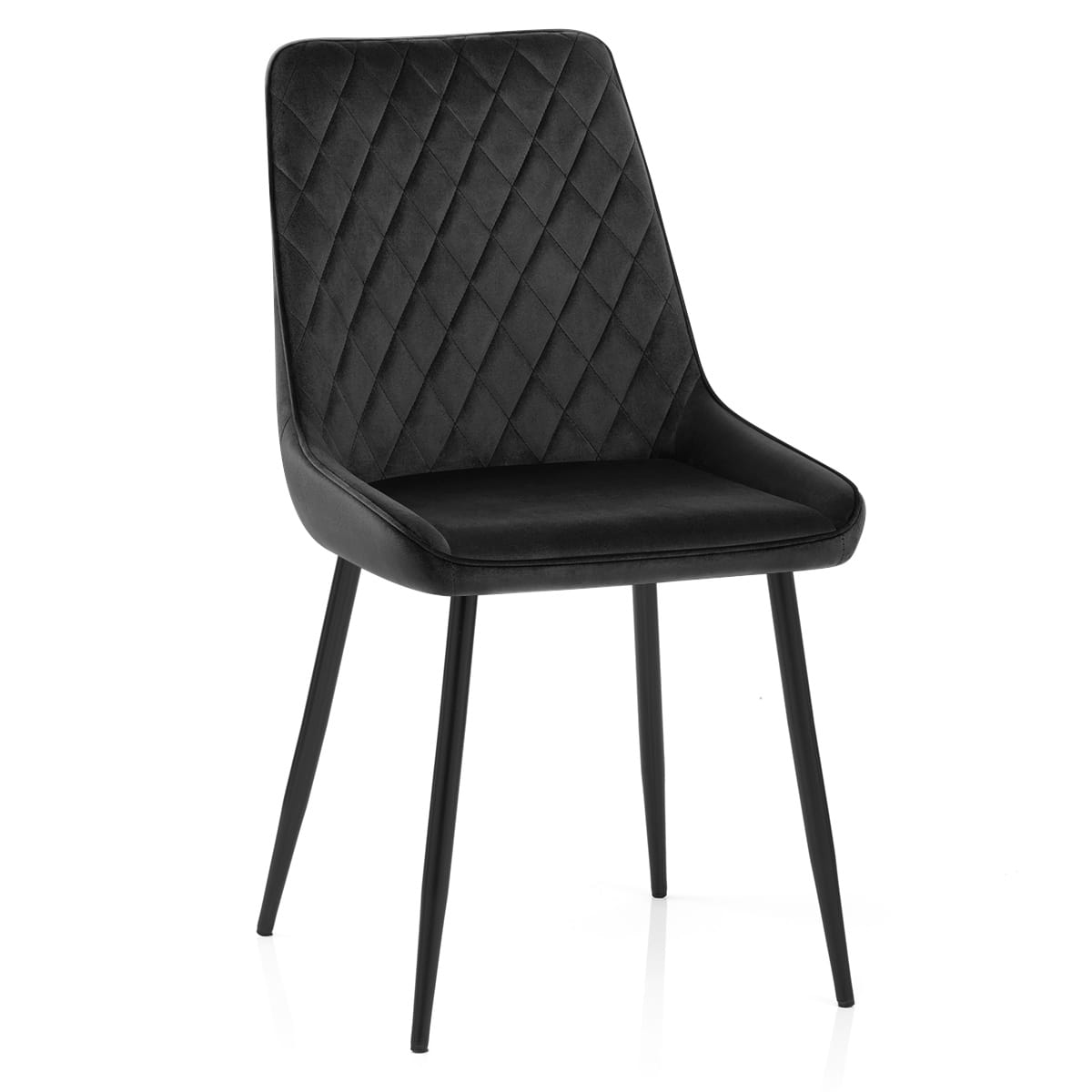 Silla Terciopelo - Chevy Negro