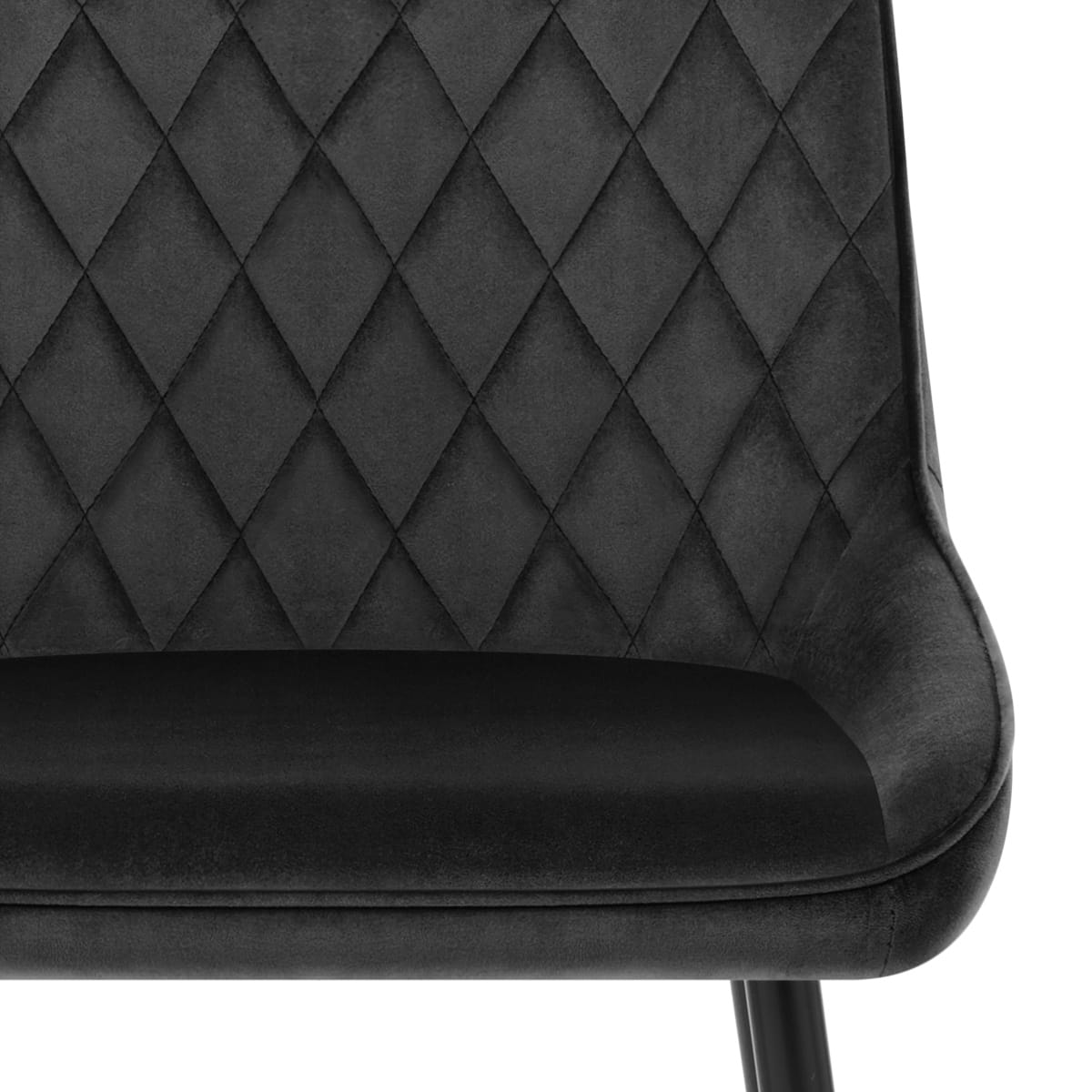 Silla Terciopelo - Chevy Negro