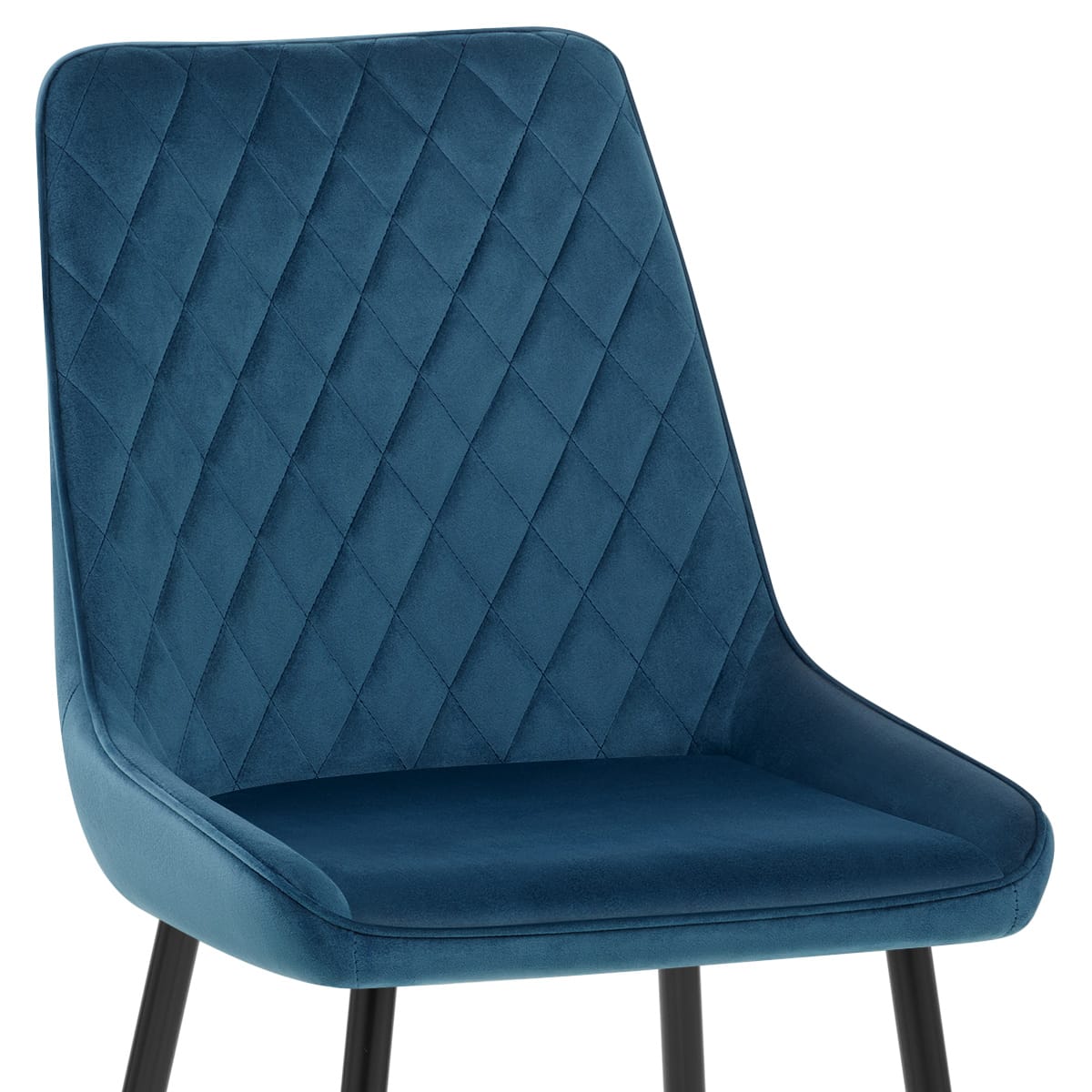 Silla Terciopelo - Chevy Azul