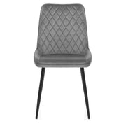 Silla Terciopelo - Chevy Gris