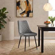 Silla Terciopelo - Chevy Gris