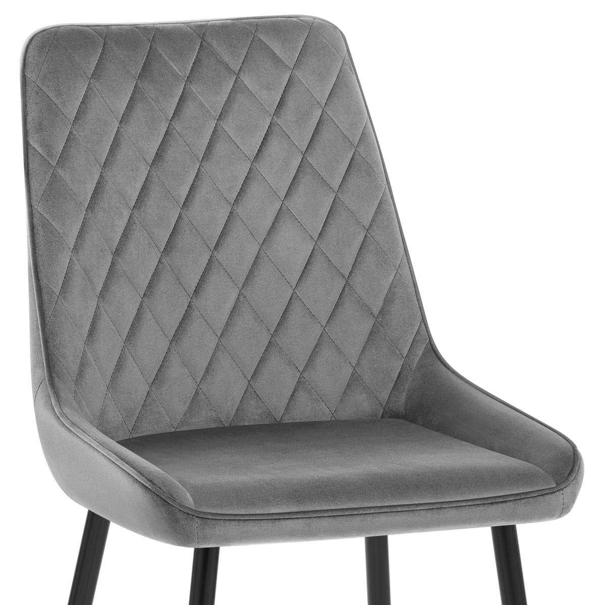 Silla Terciopelo - Chevy Gris