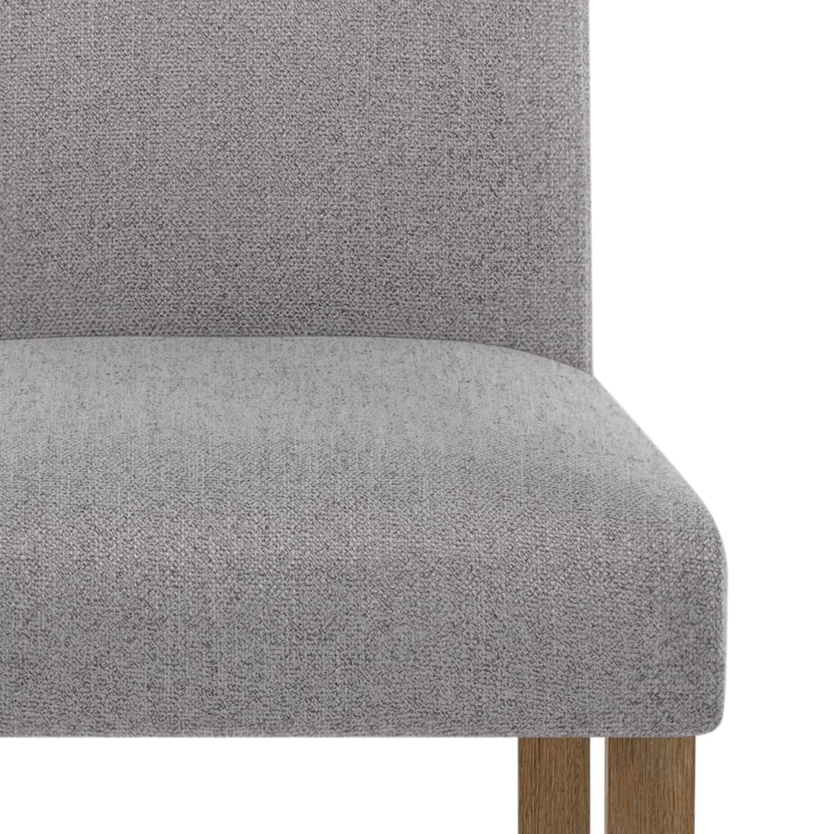 Silla Tela Madera - Chicago Gris