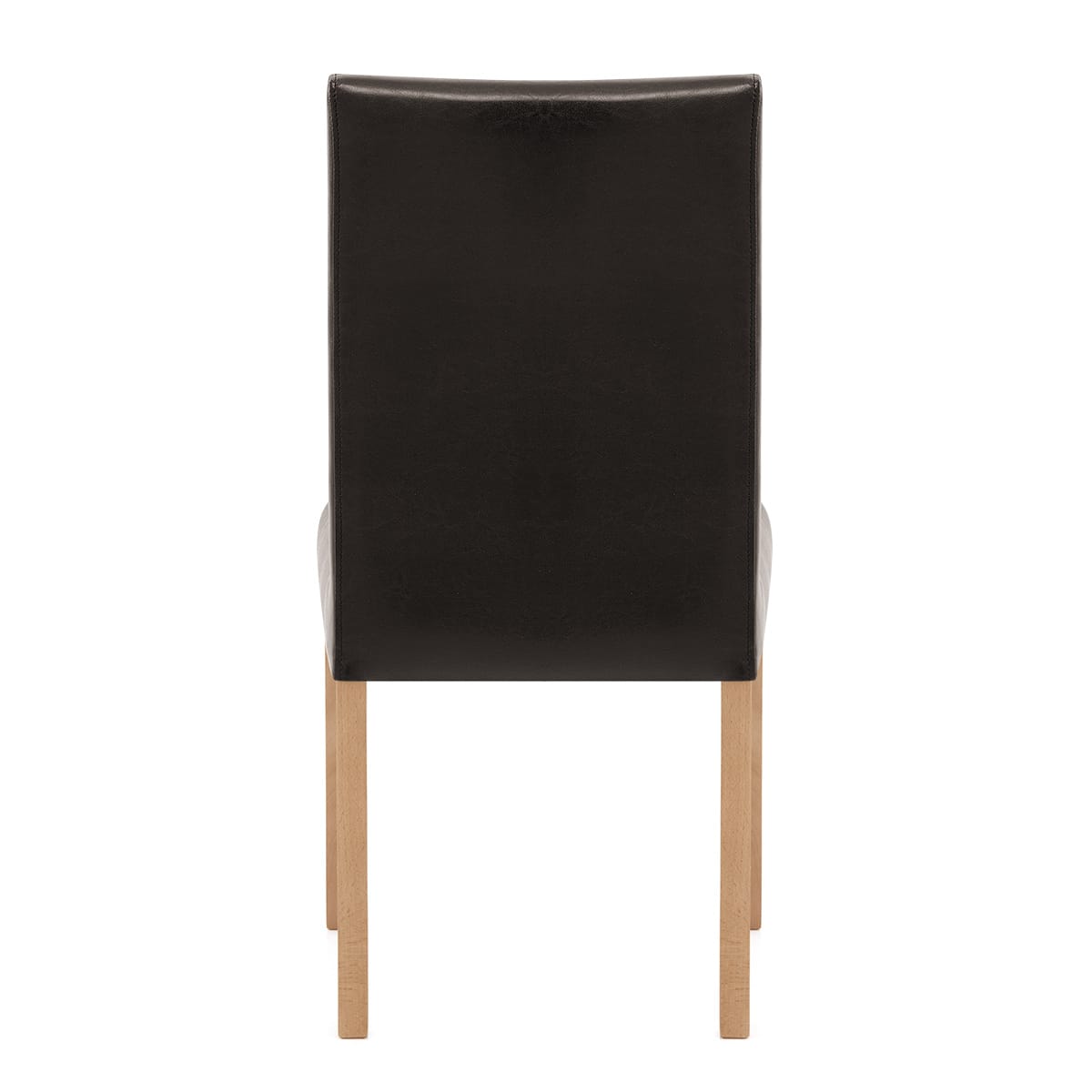Silla Cuero Regenerado Madera - Chicago Roble Marrón