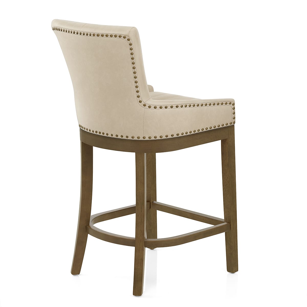 Taburete Polipiel Madera - Chiltern Crema