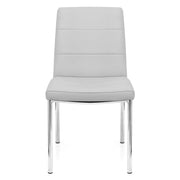Silla Polipiel Cromo - Desayuno Gris