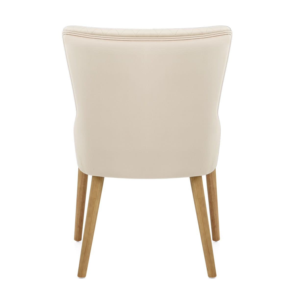 Silla Terciopelo Madera - City Crema