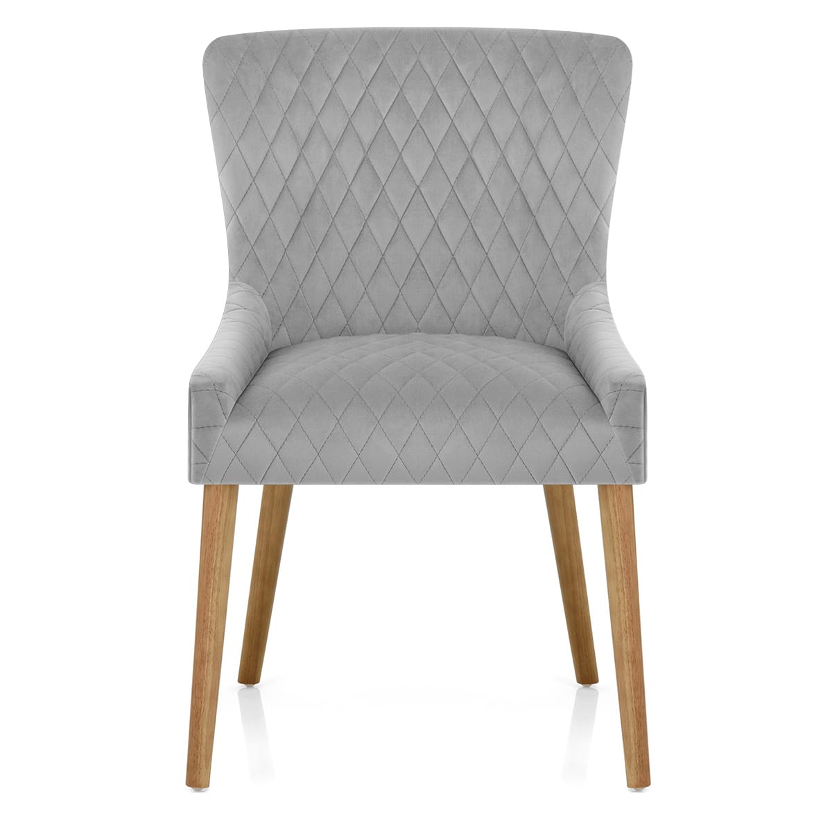 Silla Terciopelo Madera - City Gris