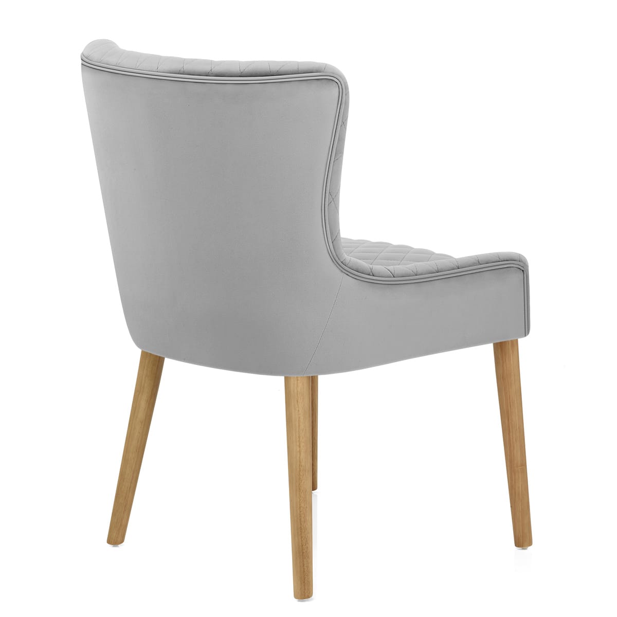 Silla Terciopelo Madera - City Gris