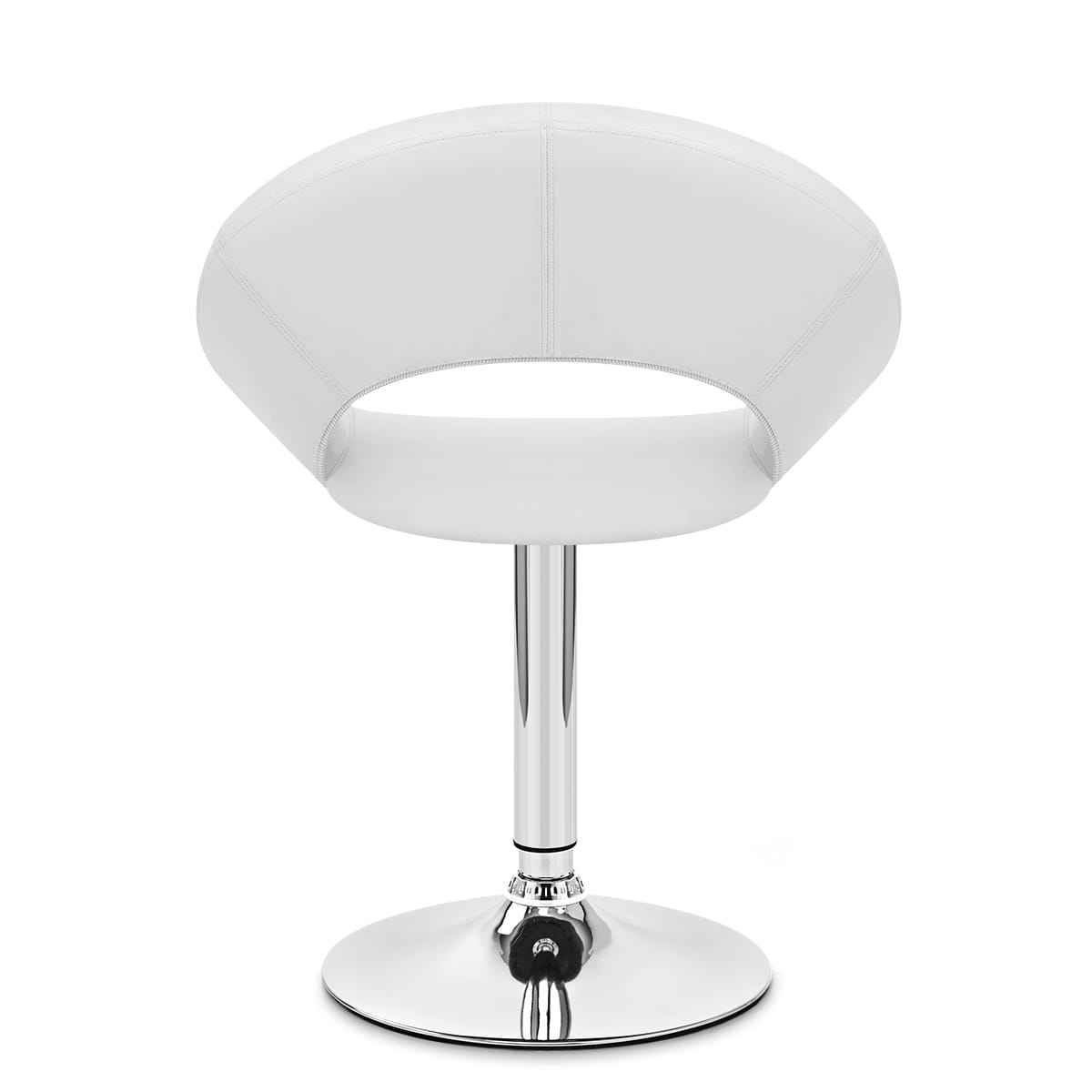 Silla Polipiel Cromo - Clementina Blanco