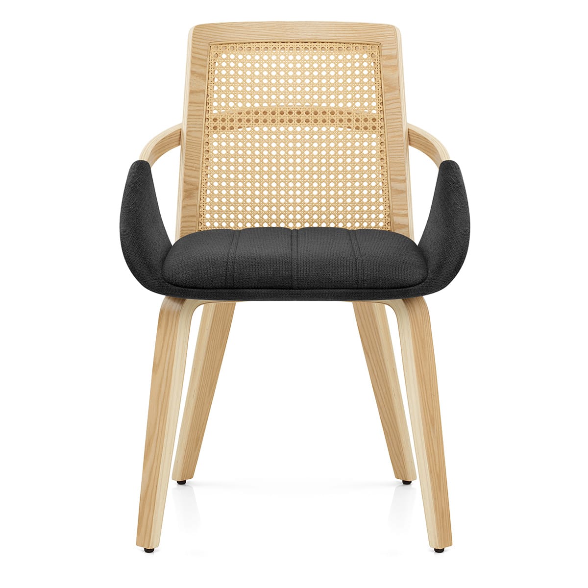 Silla Tela Madera - Cleveland Negro