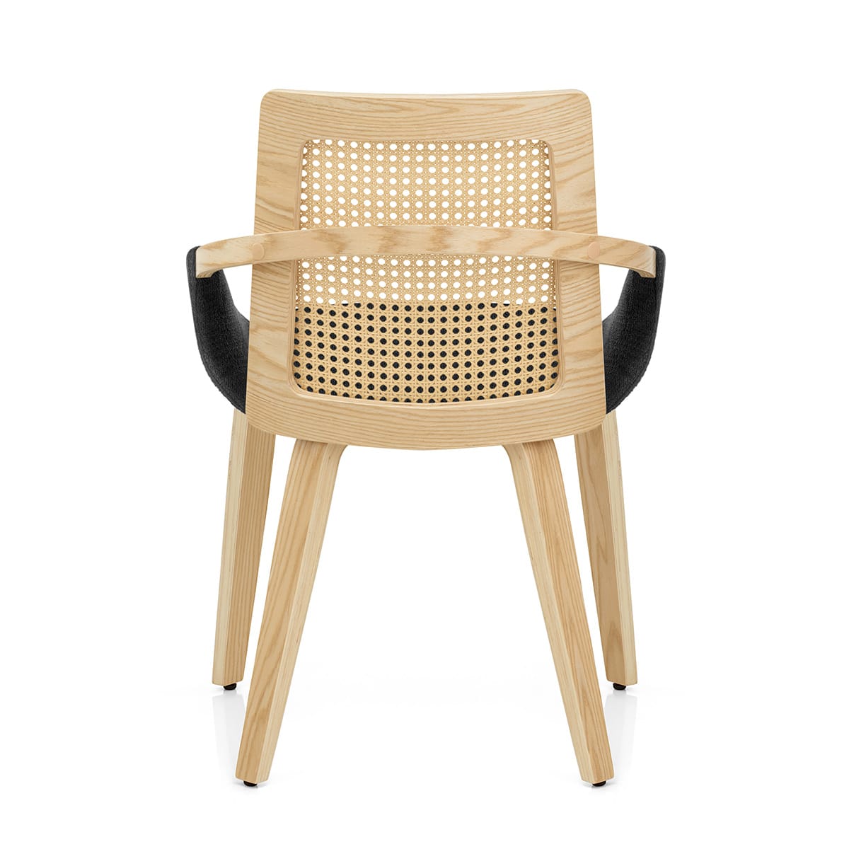 Silla Tela Madera - Cleveland Negro