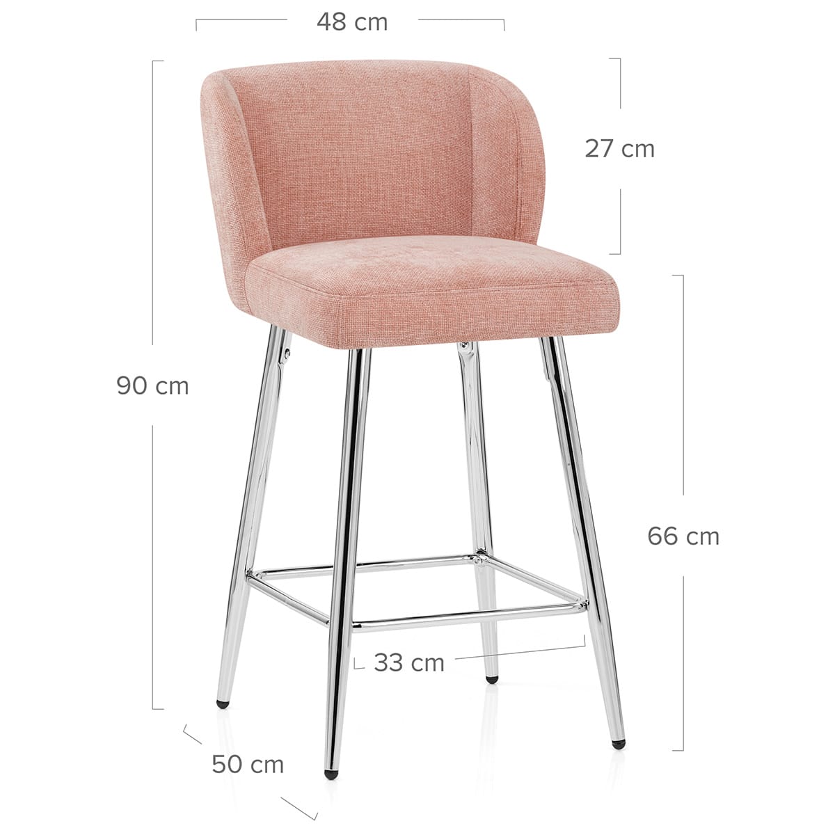 Taburete Tela - Coast Rosa