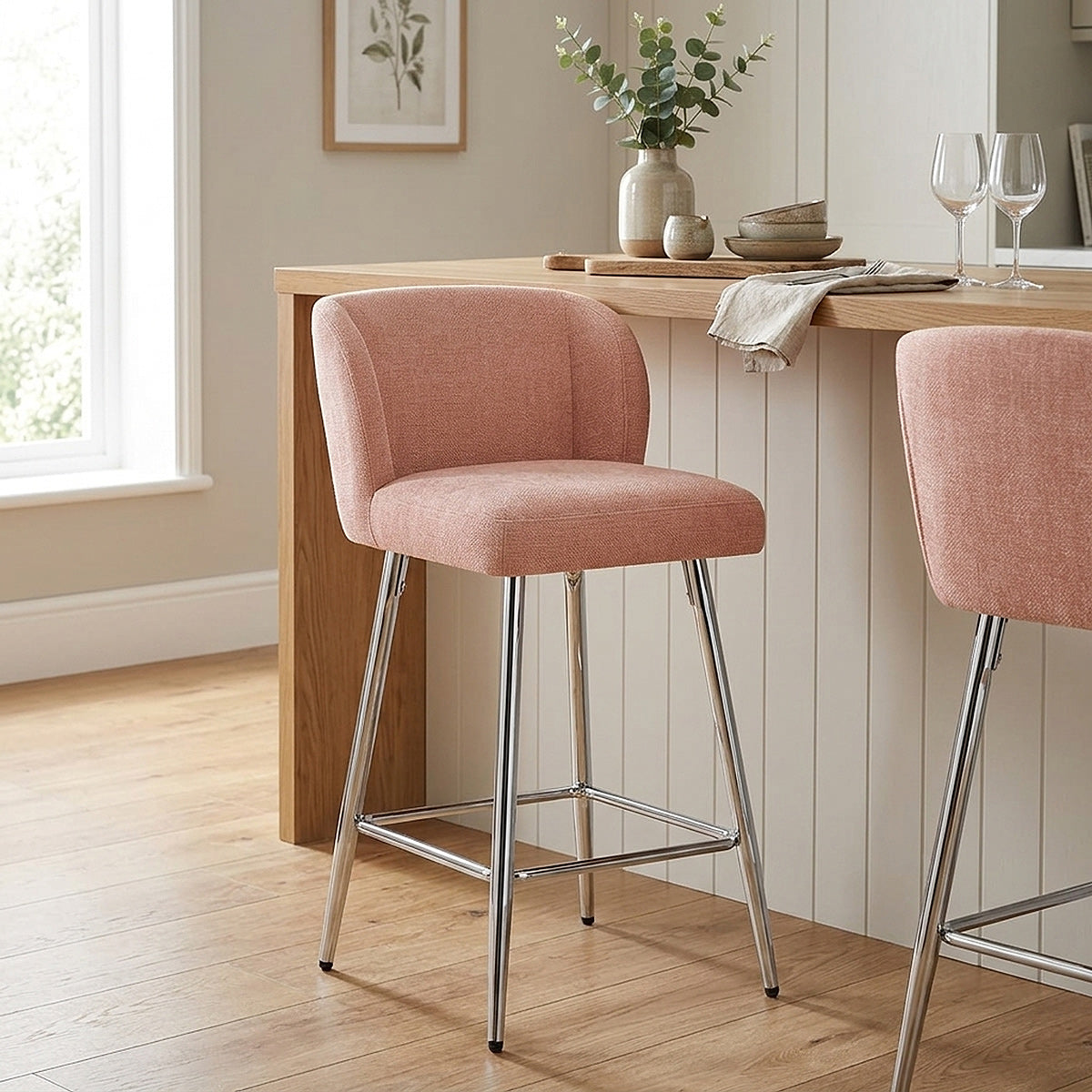 Taburete Tela - Coast Rosa