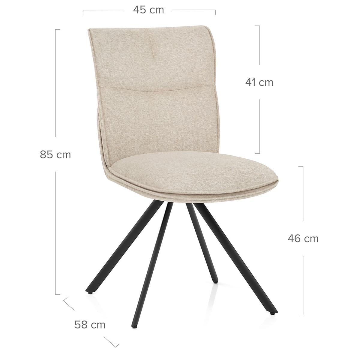 Silla Tela - Cody Crema